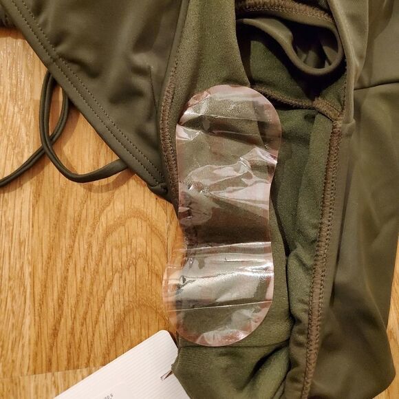 Ted Baker Pikaa Halter Swimsuit Khaki (Olive)- NEW - Picture 12 of 15